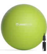 UrbnFit Exercise Ball Gym Balance Ball with Quick Pump