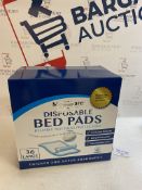 Medokare Disposable Bed Pads 36-Pack Large Pads RRP £25.99