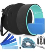 WYRJXB Yoga Wheel Set 11-In-1 Yoga Sports Kit RRP £24.99