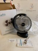 Mafiti 8-Inch USB Rechargeable Desk Fan Quiet Tabletop Fan