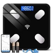 Smart Body Fat Scales for Body Weight, Bluetooth Bathroom Scale