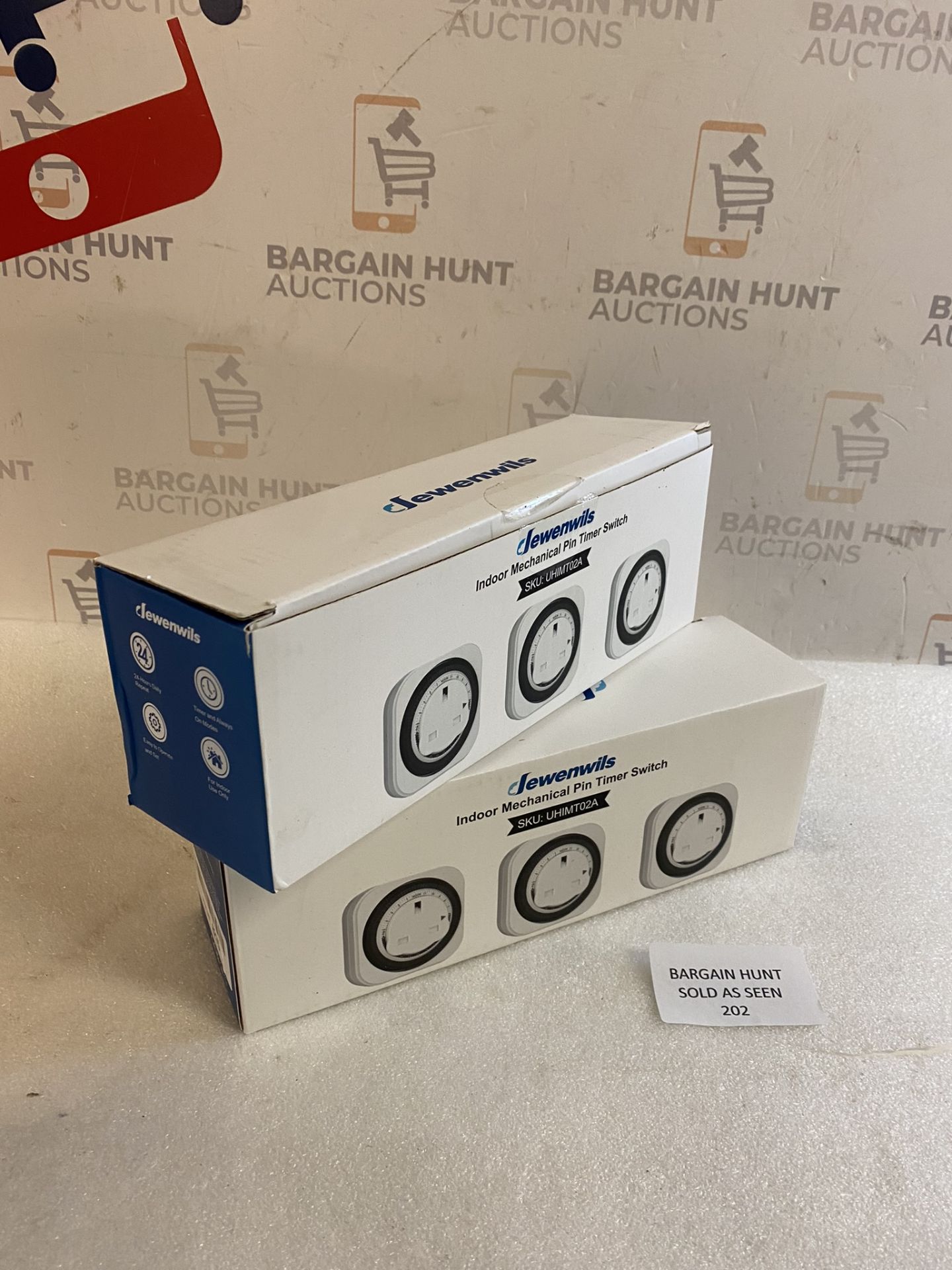 RRP £32 Set of 2 x Dewenwils 3-pack Indoor Timer Socket Switch Programmable Energy Saving Timer - Image 2 of 2
