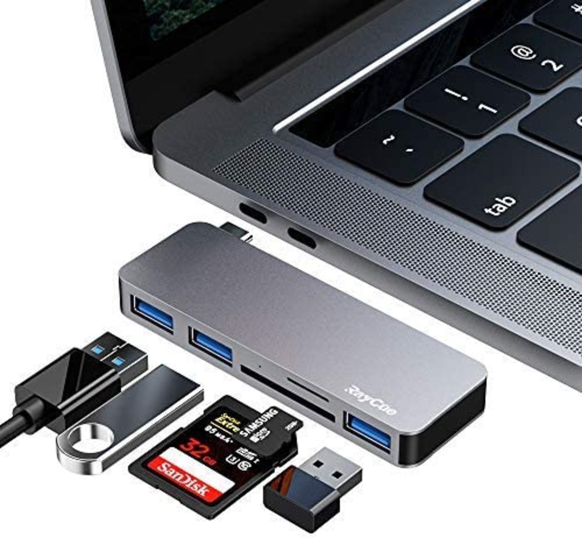 USB C Hub, Type C Hub 5 in 1 MultiPort Adapter, Set of 7 RRP £119