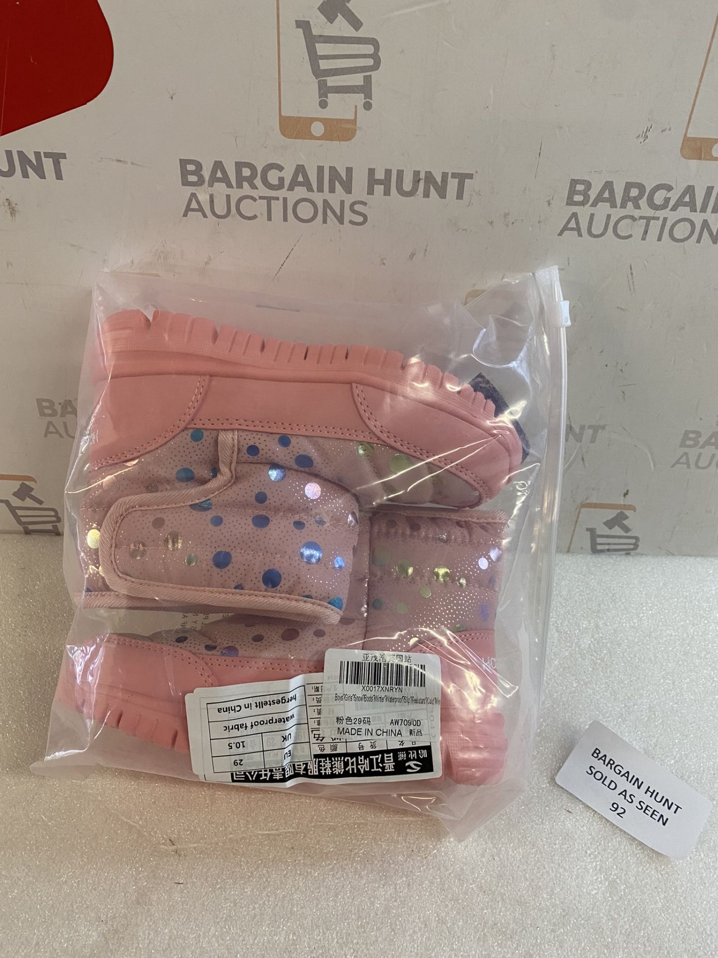 RRP £33.99 GubaRun Girls Boots Waterproof Fleece Lined Comfy Boots, 10.5 UK - Image 2 of 2