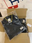 RRP £55 Set of 5 x Hikaro Men's Casual Polo Shirts Short Sleeve T-Shirts, Small