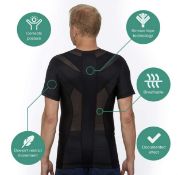 RRP £79.99 ActivePosture Posture Corrector Shirt for Men The Original Posture T-Shirt, Large