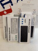 RRP £80 Set of 5 x Amlink Bluetooth Keyboard UK Layout Wireless Keyboards