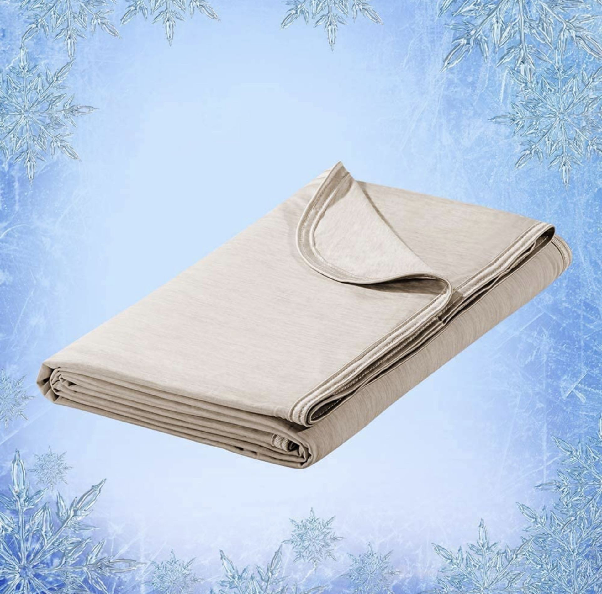 RRP £34.99 Elegear Summer Cooling Blanket Lightweight Arc-Chill Throw, 130 x 170 cm