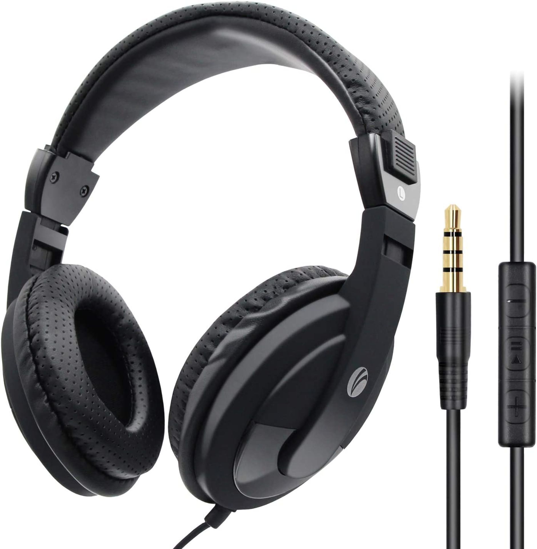 VCOM Over Ear Headphones with Microphone, Set of 8 RRP £120