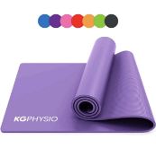 KG Physio Yoga Mat Non-Slip Exercise Mats, Set of 6 RRP £96