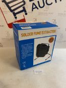 Solder Fume Electric Extractor Smoke Absorber Filter Low Noise RRP £29.99