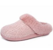 RRP £19.99 VeraCosy Women's Fuzzy Velvet Memory Foam Faux Fur Slippers, 7/8 UK