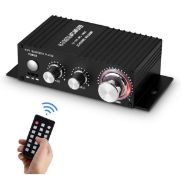 RRP £37.99 Nobsound Mini Bluetooth Audio Amplifier Receiver Remote USB Music Player