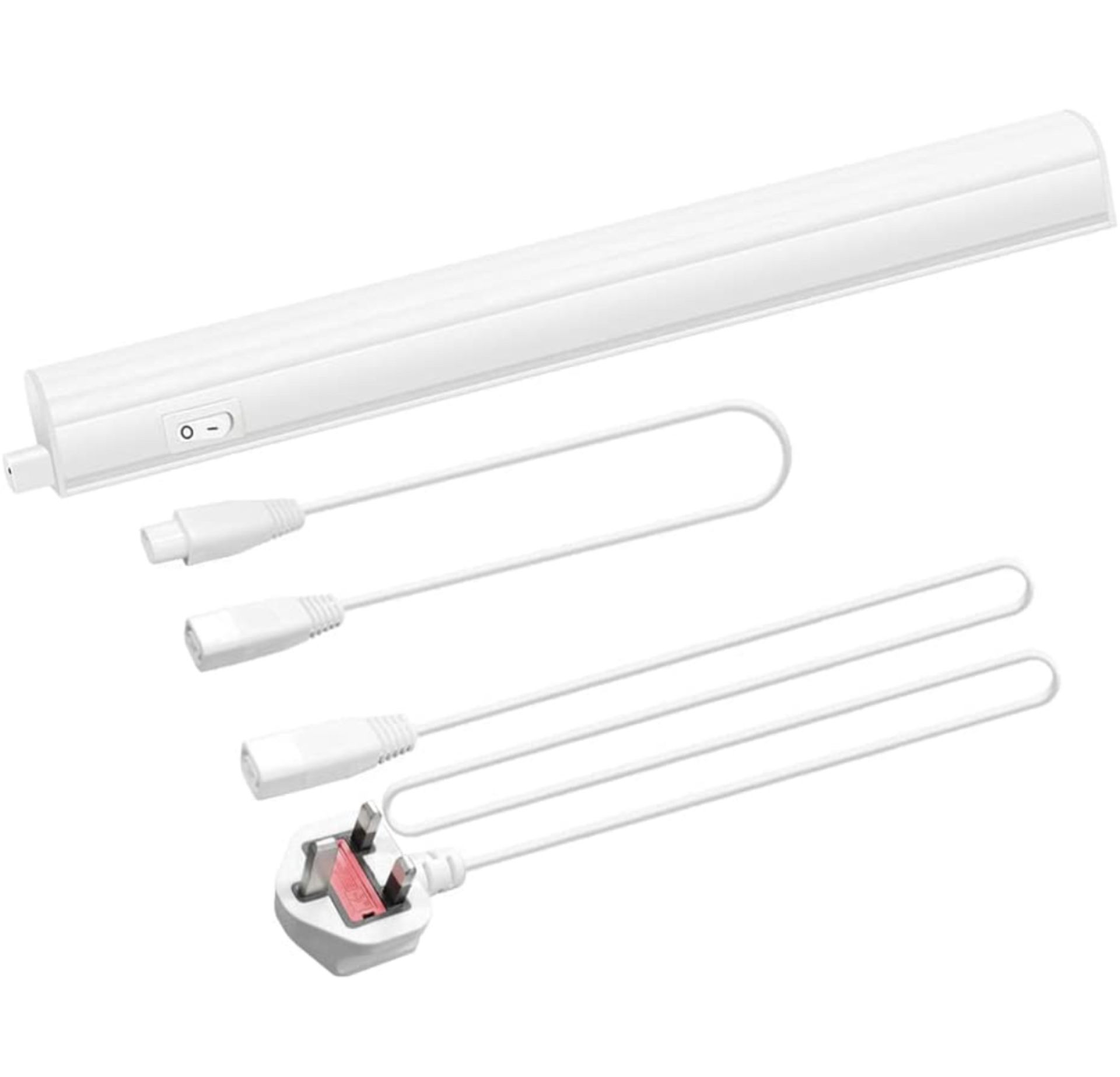 RRP £52 Set of 4 x Enuotek Connectible T5 5W LED Under Cabinet Lights