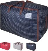 Set of 2 Bags, Eono 82L Large Laundry Basket and Eono 100L Large Storage Bag