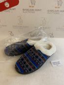 RRP £35.99 Hsyooes Warm Slippers Memory Foam Cosy House Shoes, 44 EU