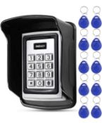 RRP £28.99 KDL Waterproof Access Control Keypad RFID Controller with Keyfobs