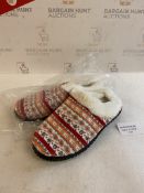 RRP £35.99 Hsyooes Warm Slippers Memory Foam Cosy House Shoes, 42 EU