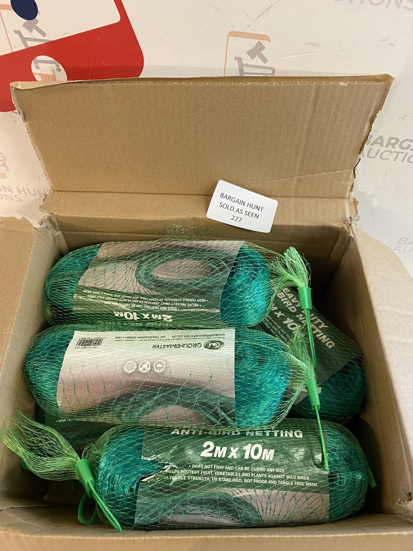 RRP £60 Set of 10 x Heavy Duty Anti-Bird Netting 2m x 10m Mesh Fencing - Image 2 of 2