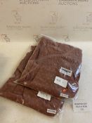 RRP £40 Set of 2 x Modojuny Women's Casual Crewneck Ruffle Short Sleeve Blouses, Large