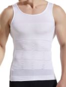 RRP £48 Set of 3 x Herdun Men's Compression Vest Slimming Body Shaper (sizes S, XL, L)