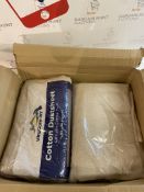 ViraCare Cotton Dust Sheets (3.6m x 2.7m) Set of 2 RRP £26