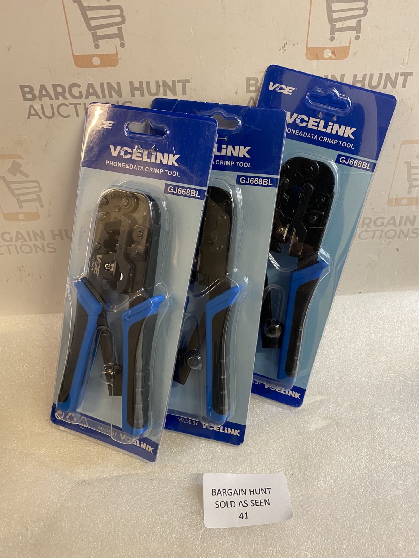 Vcelink Professional RJ45 Ethernet Crimping Tool, RRP £39 Set of 3 - Image 2 of 2