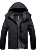 RRP £69.99 Gemyse Men's Mountain Waterproof Ski Jacket Outdoor Winter Coat, Small