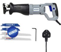 Workpro 710W Reciprocating Saw with 4 Saw Blades RRP £47.99