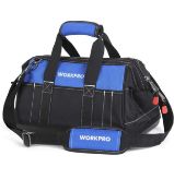 Workpro Tool Bag 16-Inch Multi-Pockets Heavy Duty Tool Bag RRP £19.99