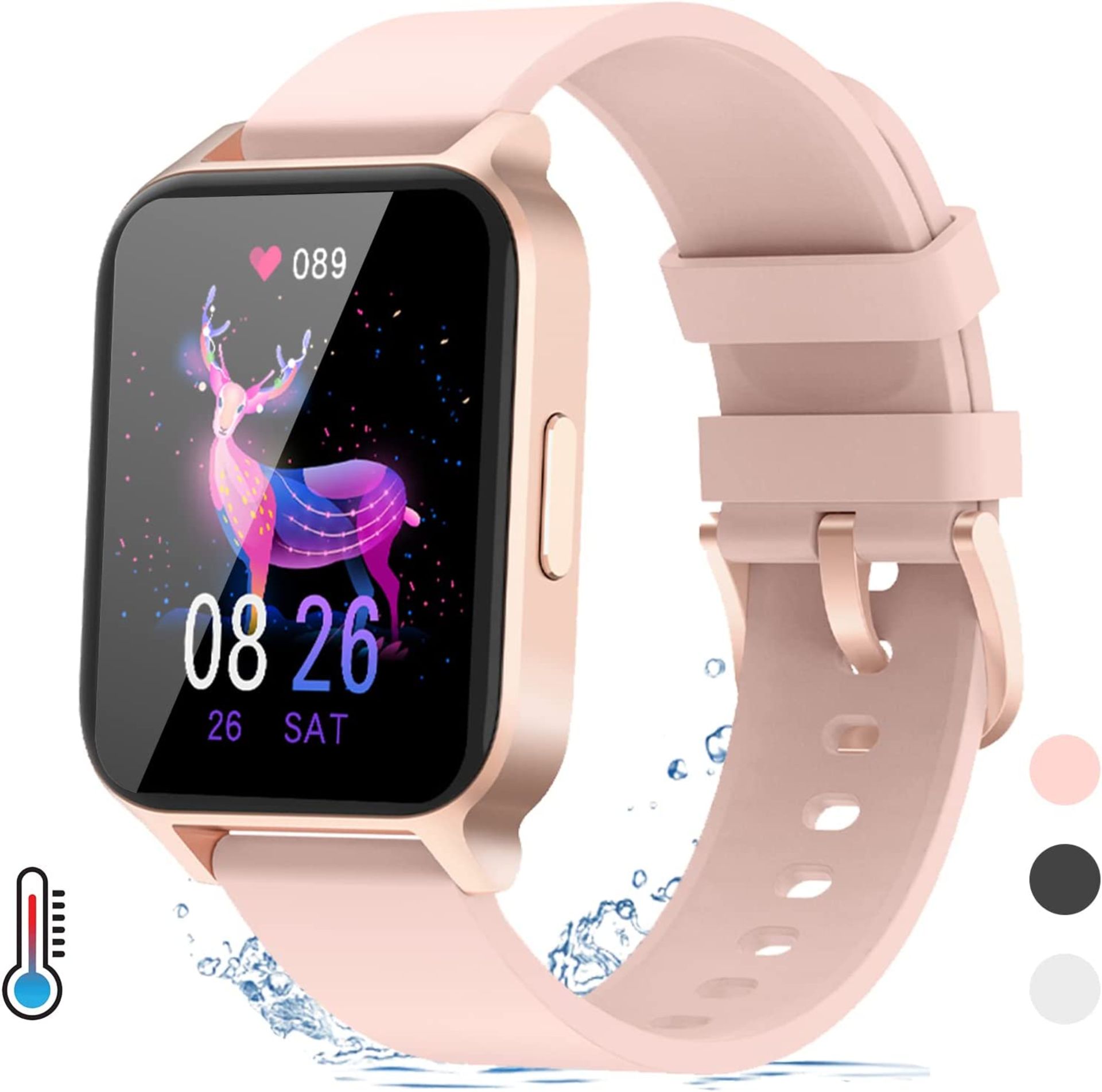 RRP £33.99 Smartwatch Women Men Calls Answer, Fitness watch Women with Built-in Speaker