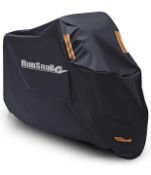 RRP £72 Set of 3 x Waterproof Motorcycle Cover, XL Motorbike Cover 210D Oxford Fabric