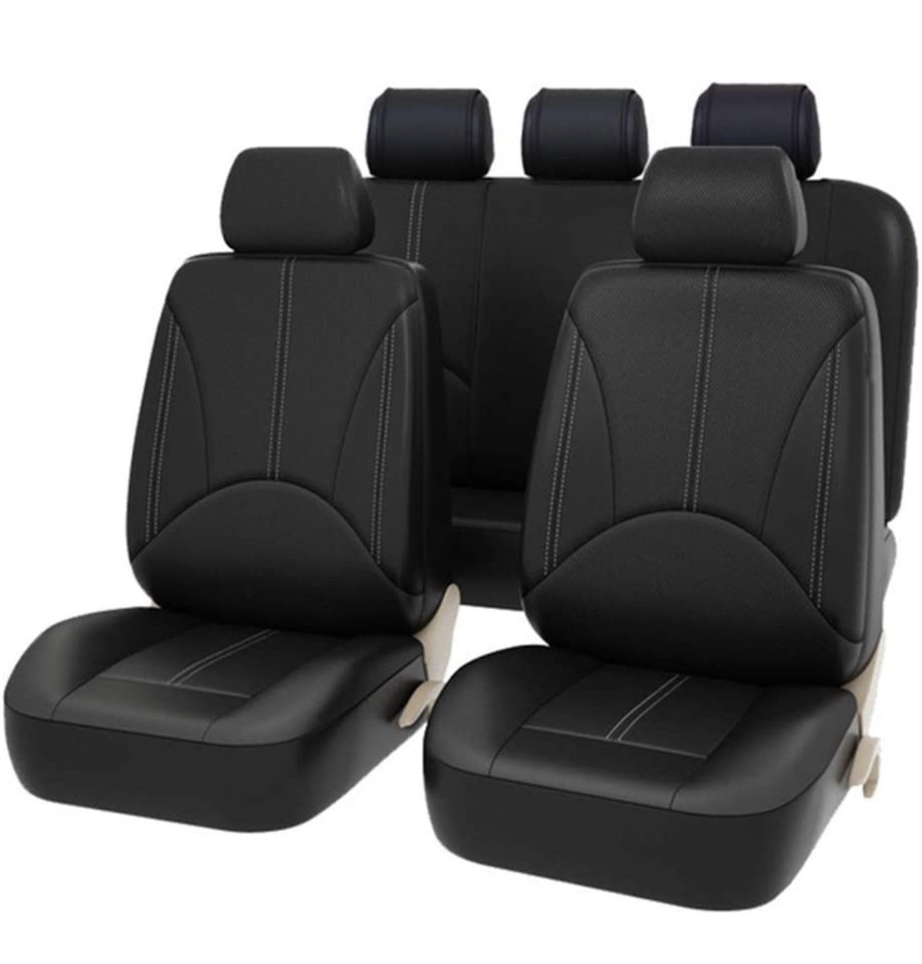 Auto High Premium Faux Leather Car Seat Cover Full Set RRP £59.99