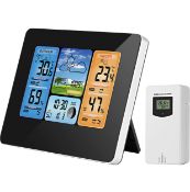 XRClif Weather Station Digital Barometer with Outdoor Sensor RRP £29.99