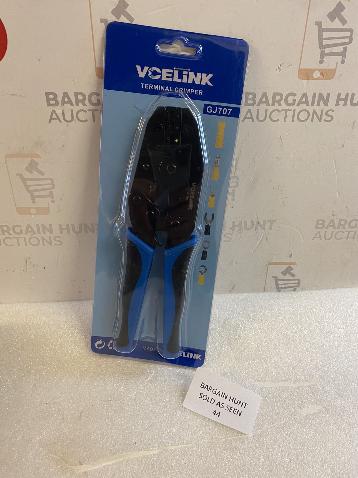 Vcelink GJ707 Ratchet Crimping Tool Ratcheting Insulated Terminal Crimper RRP £15.99 - Image 2 of 2