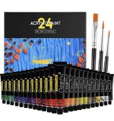 Magicfly 24 Colours Acrylic Paint Set 22ml Tubes