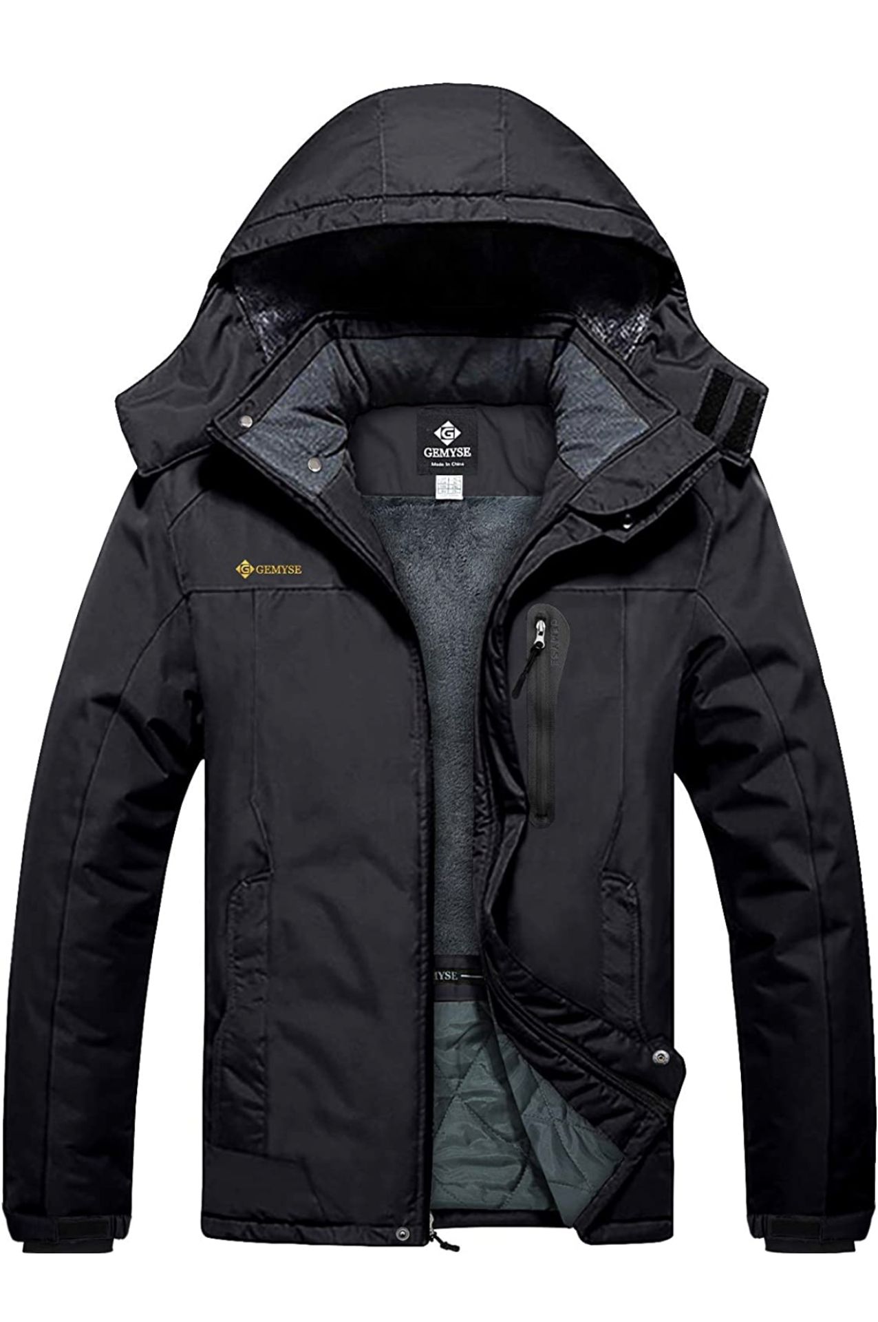 RRP £69.99 Gemyse Men's Mountain Waterproof Ski Jacket Outdoor Winter Coat, Medium