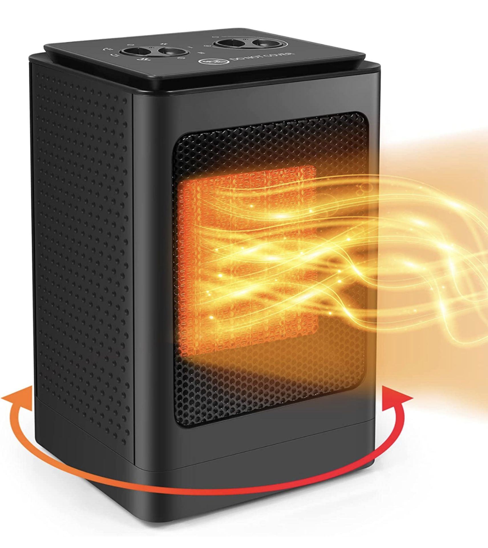 Portable Space Heater Low Energy Silent Fan Heater RRP £48.99