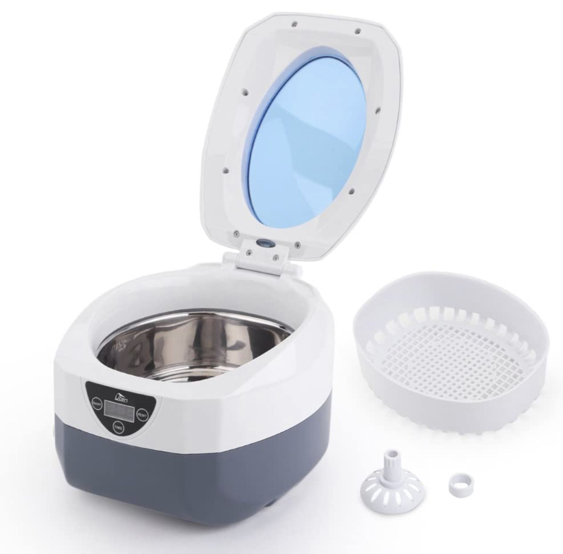RRP £38.99 Uten 750ml Ultrasonic Cleaner Machine Portable Jewellery Cleaner