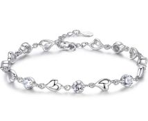 Selead 999 Silver Jewellery Women's Bracelet in Gift Box RRP £41.99