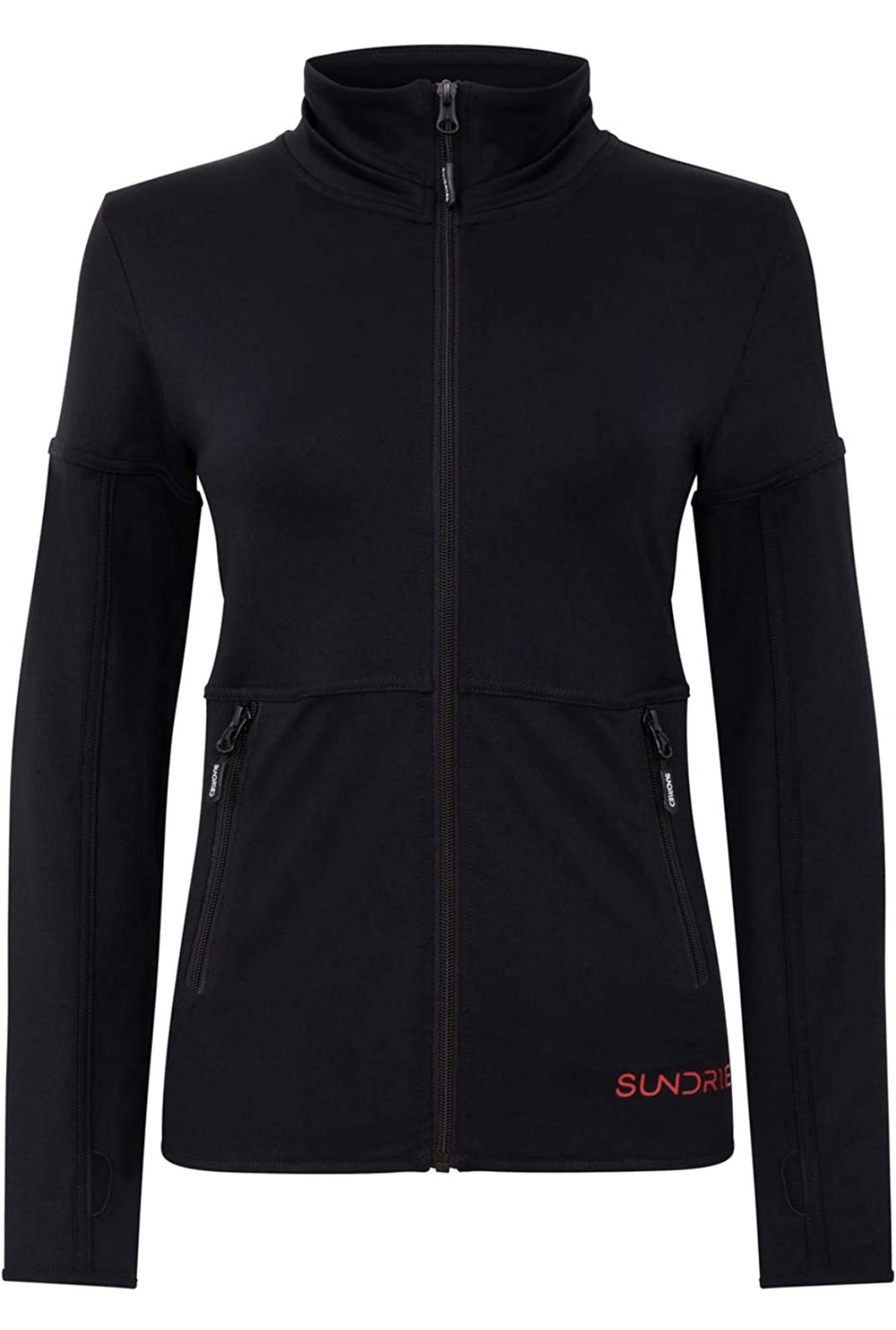 RRP £19.99 Sundried Women's Zip Through Sport Jacket Running Ladies Fitness Wear, M