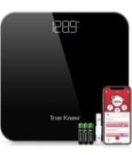 TrueKnow Digital Bathroom Scale Bluetooth Step-On Technology