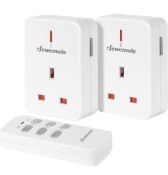 Dewenwils Remote Controlled Plugs, 2-Pack Sockets and 1 Remote RRP £17.99