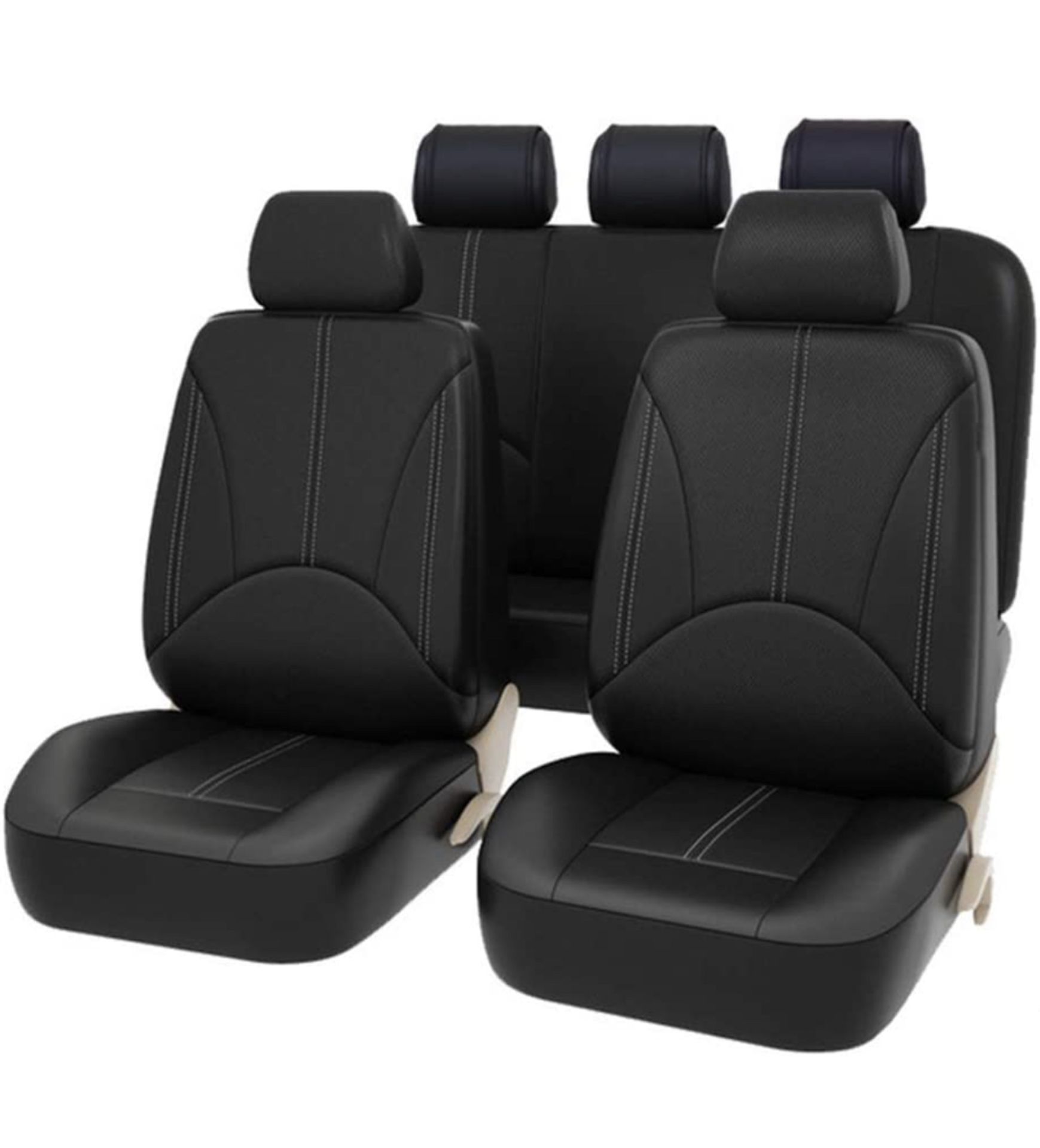 Auto High Premium Faux Leather Car Seat Cover Full Set RRP £59.99