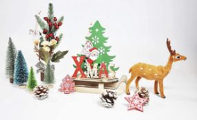 Zyyplife Christmas Decorations Wooden Holiday Ornaments 14-Piece Set RRP £19.99