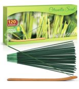 RRP £126 Set of 14 x Citronella 120pcs Incense Sticks Lemongrass Incense Sticks with Holder