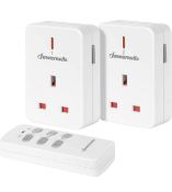 Dewenwils Remote Controlled Plugs, 2-Pack Sockets and 1 Remote RRP £17.99