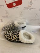 RRP £35.99 Hsyooes Warm Slippers Memory Foam Cosy House Shoes, 42 EU