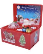 Christmas Music Box Singing Battery Operated Light-up Musical Box RRP £17.99