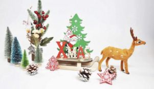 Zyyplife Christmas Decorations Wooden Holiday Ornaments 14-Piece Set RRP £19.99
